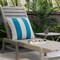 Blue Stain Resistant Performance Pet Friendly Stripe Print Upholstery Fabric by The Yard - SKU: Aruba Azure